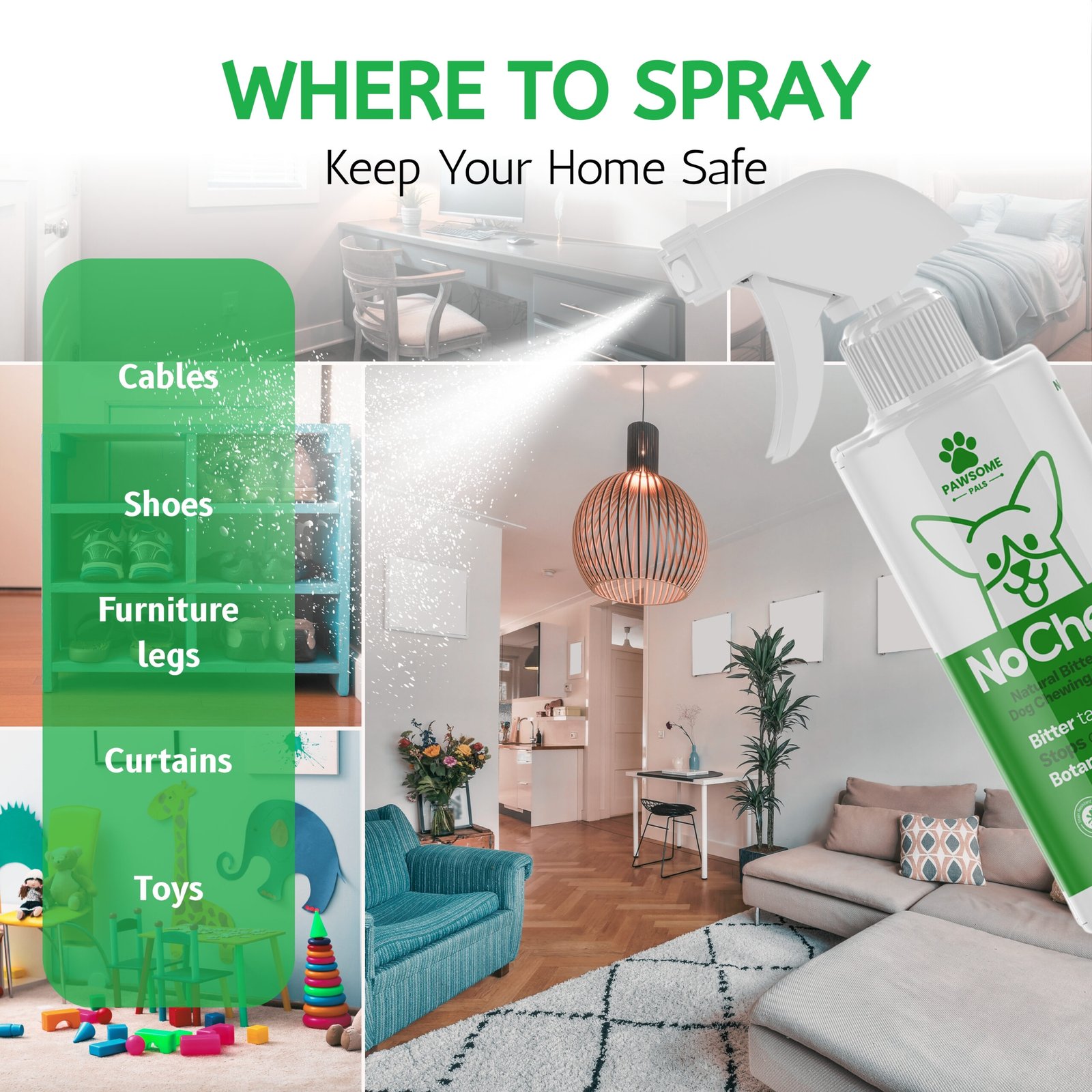 NoChew - Dog Chewing Deterrent Spray (250ml) - Image 2